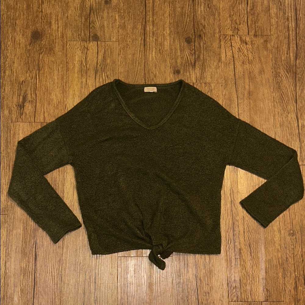 Piko 1988 Olive Knit Top